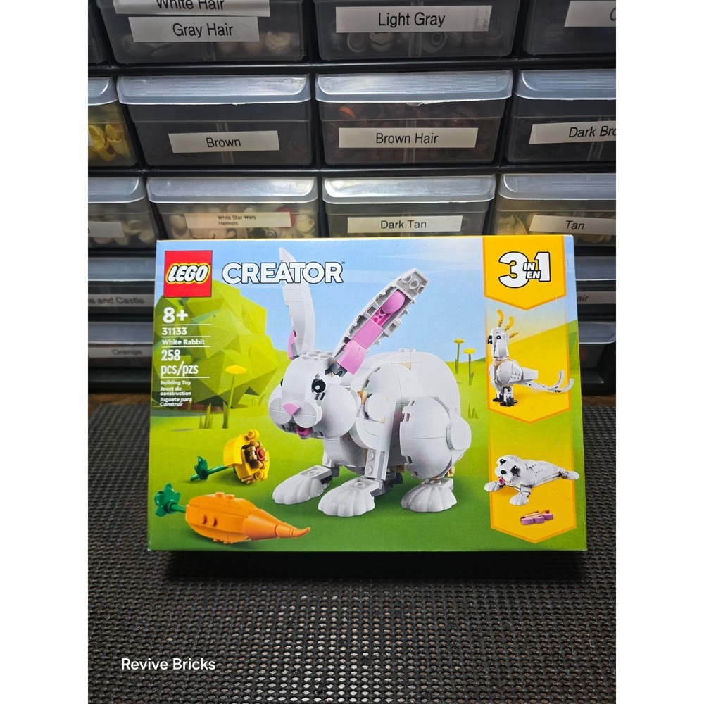 LEGO CREATOR: White Rabbit 31133 ‎  3 in 1  Brand New Factory Sealed Great Cond.